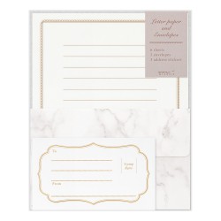 Midori Letter Set | Marble