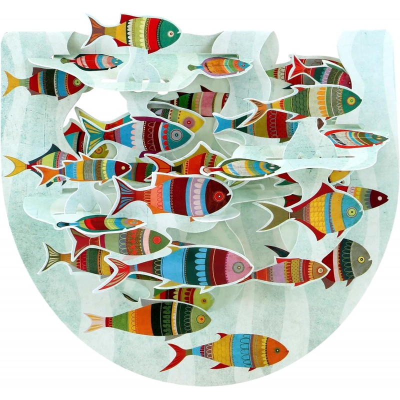 Santoro Popnrock Greeting Card | Fish