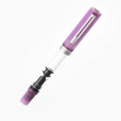 Model Glow posiada fioletową, zakręcaną skuwkę, która świeci w ciemności