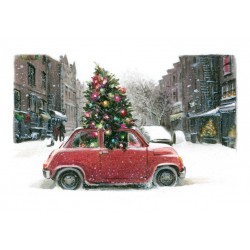 Bomo Art Christmas Card Christmas Car