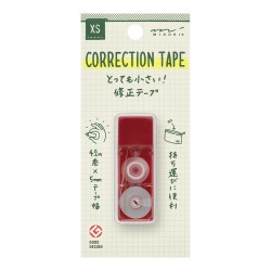 Midori XS Correction Tape | Dark Red | A