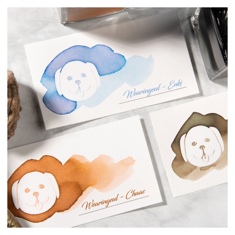 Ink Swatch Cards Wearingeul | White Puppy