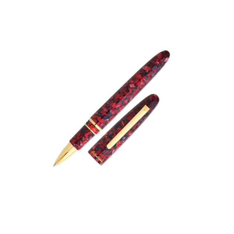 Esterbrook Rollerball Pen Estie Scarlet Gold Trim