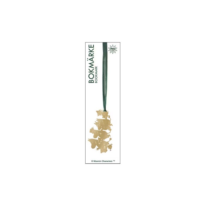 The Moomins Bookmark Moomin Family | Gold