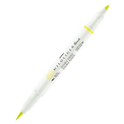 Zebra MILDLINER Dual-Tip Brush Pen