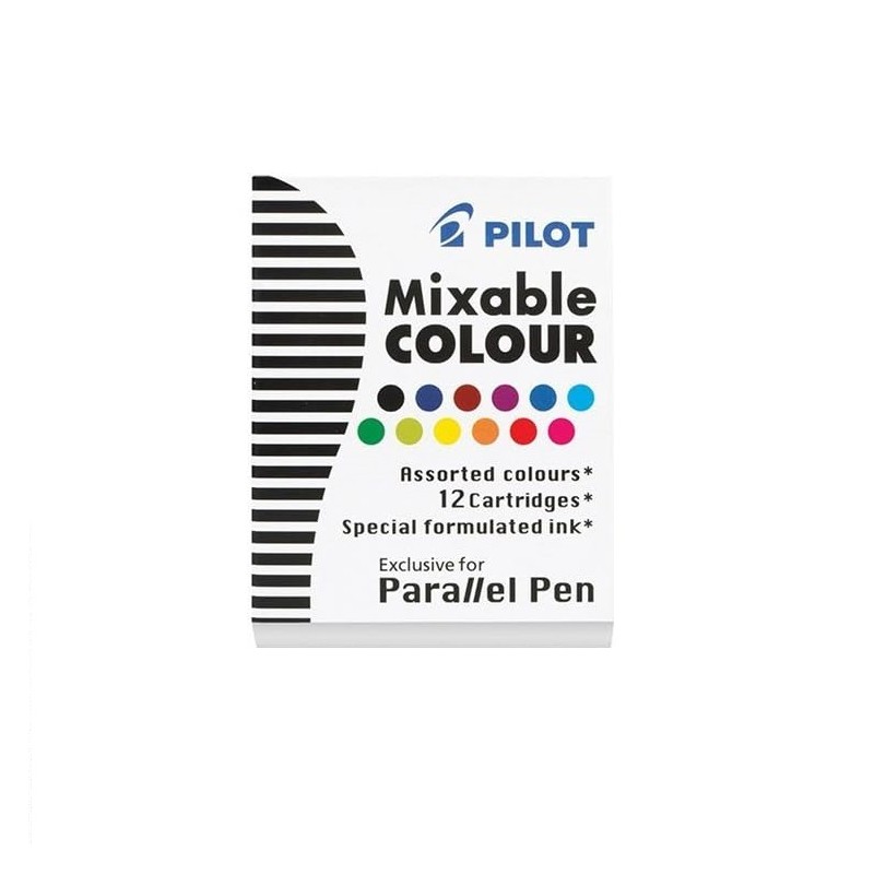 Pilot Parallel Pen Cartridges | Mixable Colour