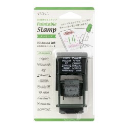 Midori Paintable Stamp | Message