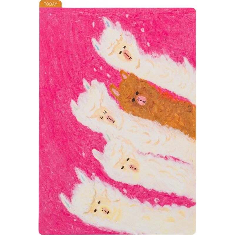 Hobonichi Pencil Board A6 | Keiko Shibata: Upwind alpacas