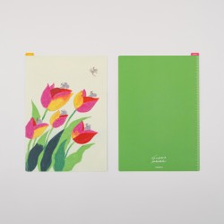 Liniuszek Hobonichi A5 | Keiko Shibata: Swaying tulips