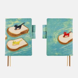 Okładka na kalendarz Hobonichi Techo A6 | Keiko Shibata: Bread floating in the wind