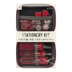Midori XS Stationery Kit | Dark Red