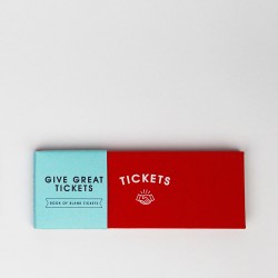 Book of Blank Tickets