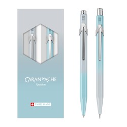 Caran d'Ache Blue Lagoon Set 849 Ballpoint Pen + 844 Mechanical Pencil | Limited Edition