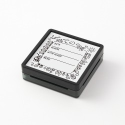 Midori Paintable Stamp Pre-inked | Going-out record