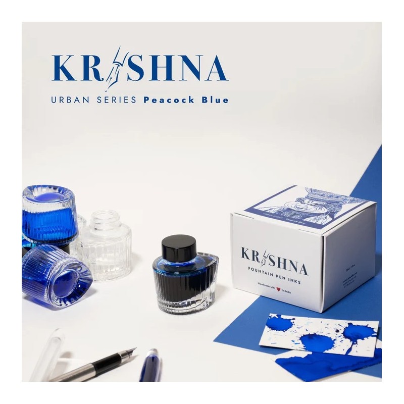 Atrament Krishna Ink Urban Series Peacock Blue 30 ml