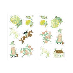 Midori Decoration Stickers | Yellow Green