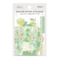 Midori Decoration Stickers | Yellow Green