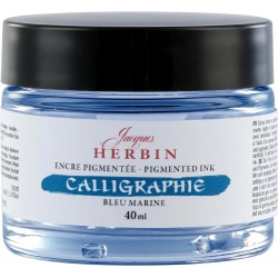 J. Herbin Pigmented Calligraphy Ink 30 ml | Blue Marine