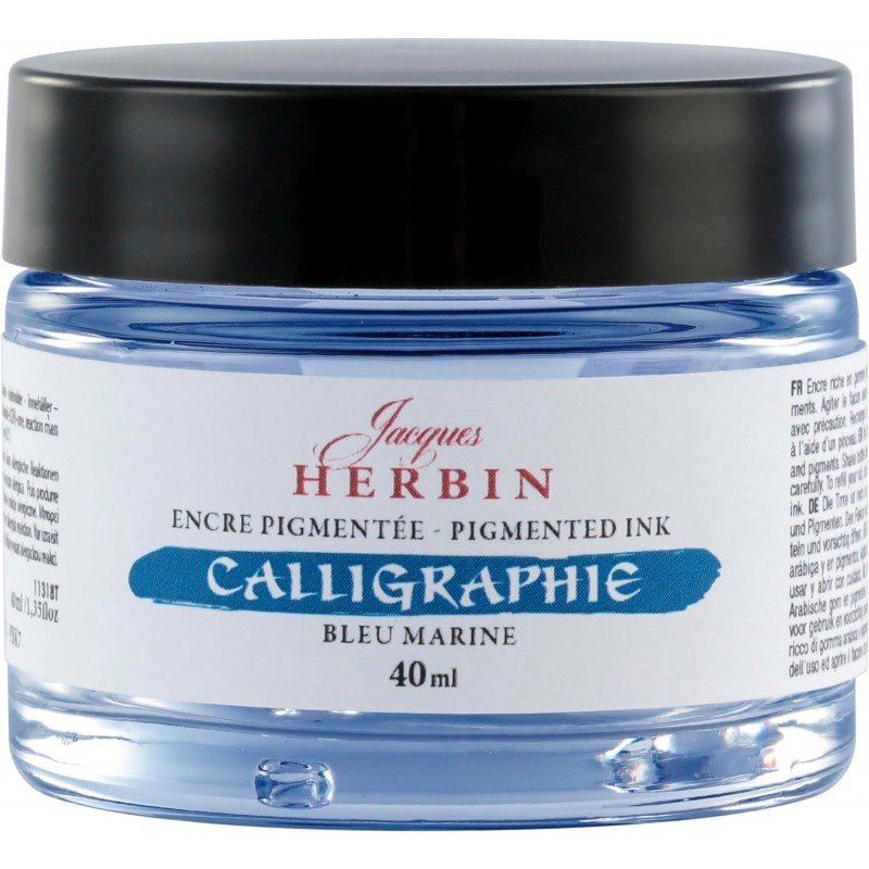 Tusz pigmentowy do kaligrafii J. Herbin 40 ml | Morski