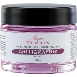 Tusz pigmentowy do kaligrafii J. Herbin 40 ml | Śliwkowy