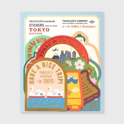 Zestaw naklejek Traveler's Notebook Edycja Limitowana | Tokyo 2024