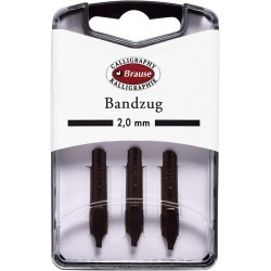 Set of nibs for Calligraphy Brause Bandzung 2,0 mm | 3 pcs.
