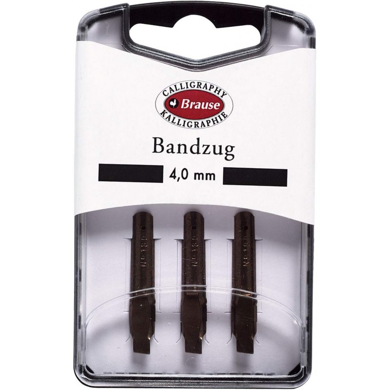 Set of nibs for Calligraphy Brause Bandzung 2,0 mm | 3 pcs.