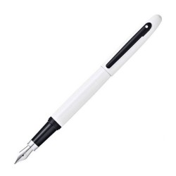 Sheaffer VFM Fountain Pen in white with black accents