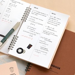 ICONIC Compact A5 Wire-Bound Notebook for Mathematics
