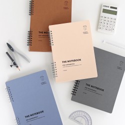 ICONIC Compact Wire-Bound Notebook A4 for Mathematics