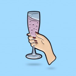 Paw Generation Enamel Pin | Prosecco