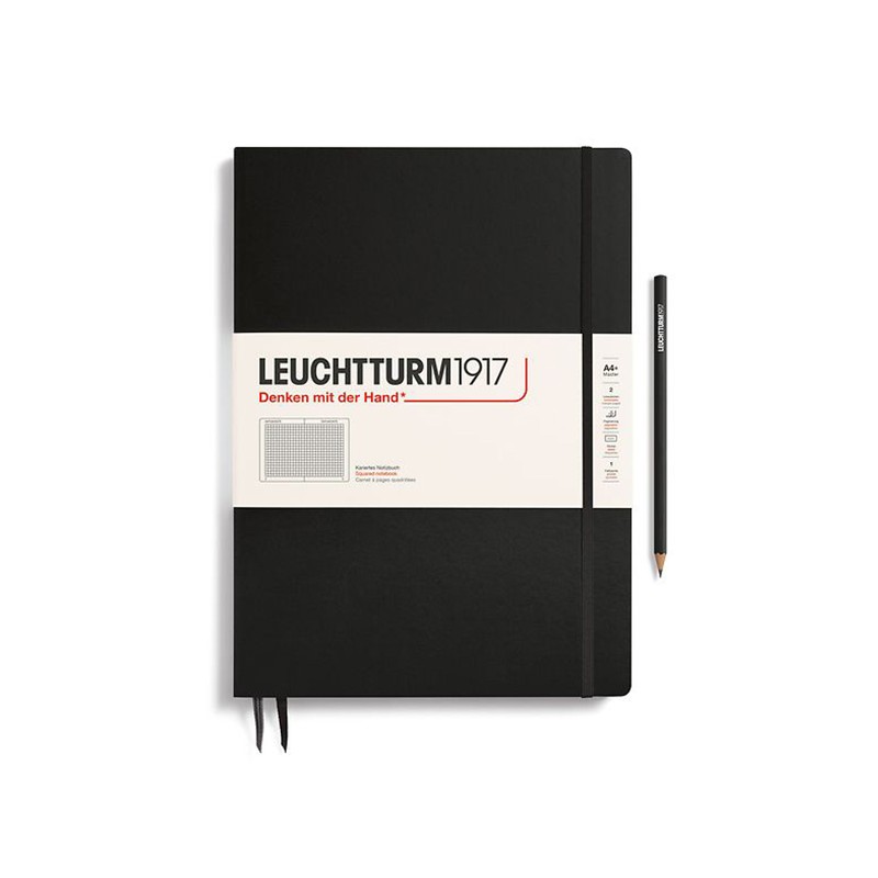 Lauchtturm1917 Master Slim Notebook | Black