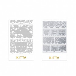 Hitotoki Kitta Index Washi Labels | Lace