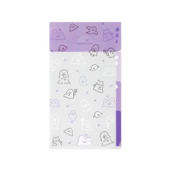 Panda Folder with Flap Midori A5 Slim | Ghost
