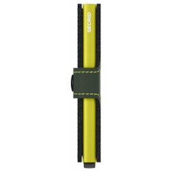 Portfel SECRID Miniwallet Matte | Zielono-limonkowy