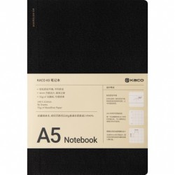 Kaco black notebook.