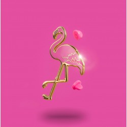 Paw Generation Enamel Pin | Flamingo