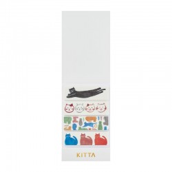 Hitotoki Kitta Index Washi Labels | Cats