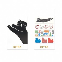 Hitotoki Kitta Index Washi Labels | Cats