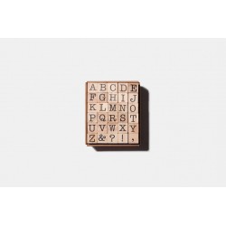 Tools to Liveby Wooden Stamp Set | Alphabet