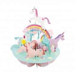 Santoro Pirouettes Greeting Card | Birthday Unicorn