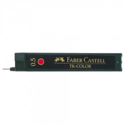 Rysiki do ołówków Faber-Castell Super-Polymer 0,5 | Czerwone