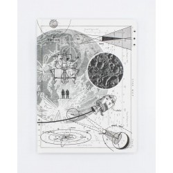 Cognitive Surplus Hardcover Notebook | Moon Landing
