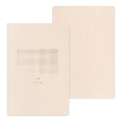 Midori Yuru Log Notebook B6 | Kratka 2x2mm