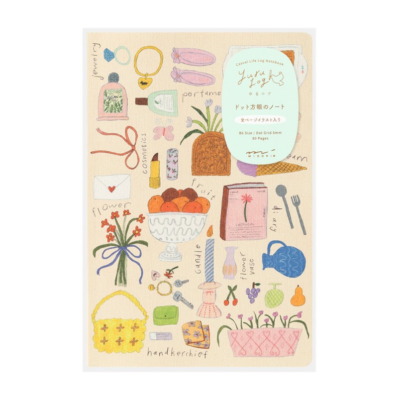 Midori Yuru Log Notebook B6 | My Life