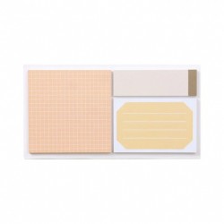 King Jim Emily Sticky Notes Assorted | Nude