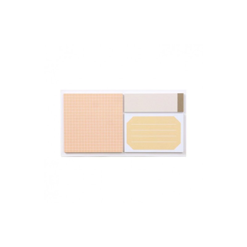 King Jim Emily Sticky Notes Assorted | Nude