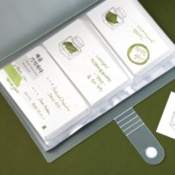 Wearingeul Transparent Colorchart Card Binder