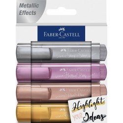 Faber-Castell Highliters Metallic Effects 4 pieces