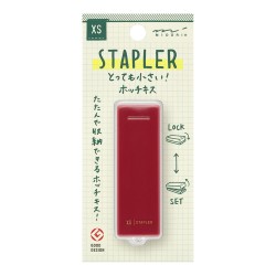 Midori XS Stapler | Dark Red | A